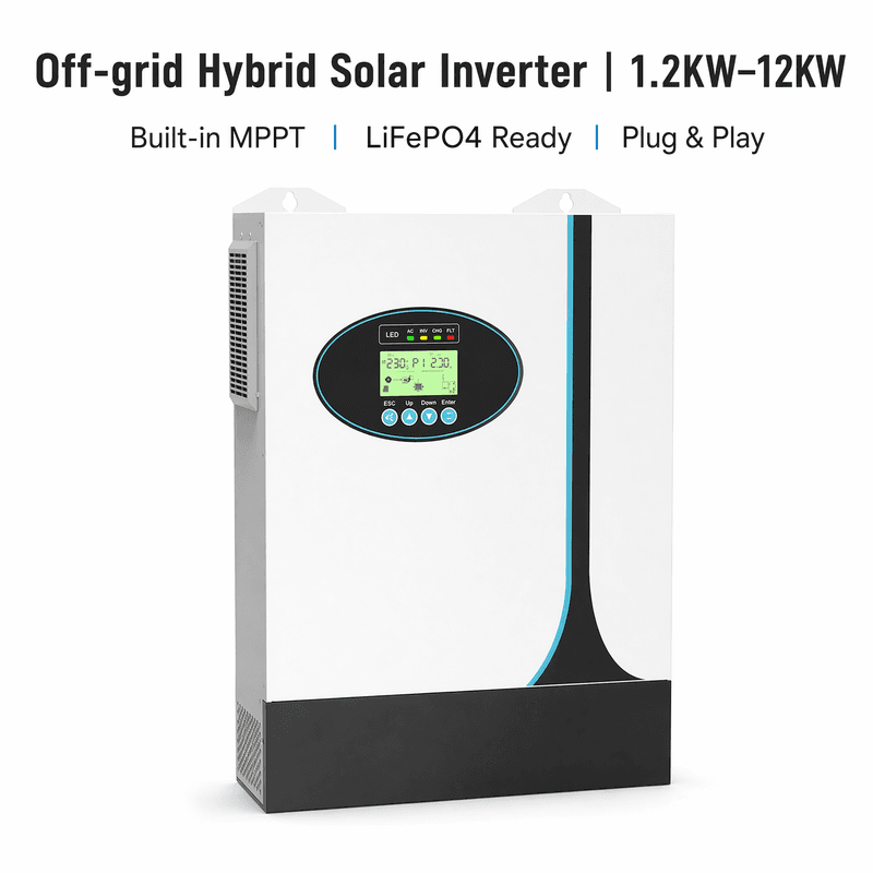 NKH オフグリッドハイブリッドソーラーインバーター 1.2~12kW
