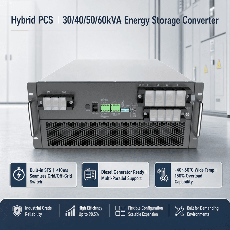 HCPS マイクログリッド蓄電変換器 100~125kW